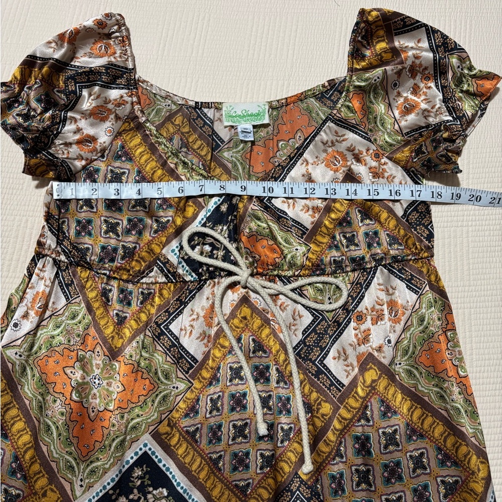 Anthropology Le Shack Boho Dress Size 10 - Picture 4 of 7